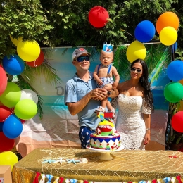 Tema de Playa Tire de la Bandera Cumpleaños Decoración