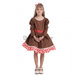Disfraces Jengibre Falda de Hombre de Halloween para Niña