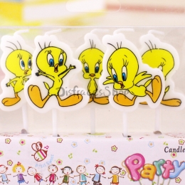 Vela de Patito Amarillo Cumpleaños Decoración