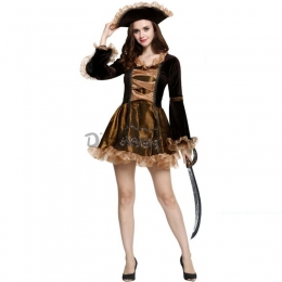 Disfraces de Piratas del Caribe Patrón Dorado