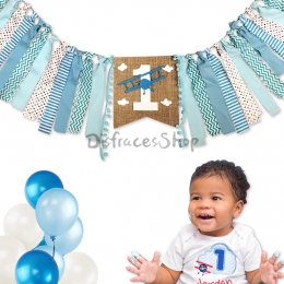 Serie de Aviones Tirar de la Bandera Decoración de Cumpleaños