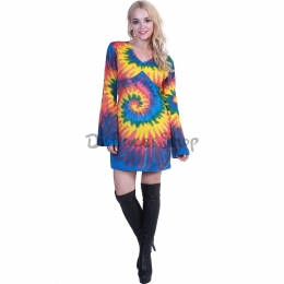 Disfraces Render Hippie Outfit de Halloween para Mujeres