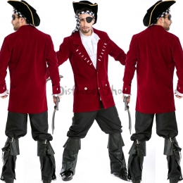 Disfraces de Pirata Un Ojo Jack Caribeño Ropa de Halloween