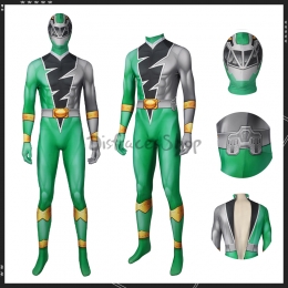 Disfraz de Cosplay de Soldado Verde Kishiryu Sentai Ryusoulger - Personalizado