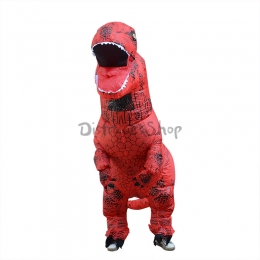 Tiranosaurio de Músculo Rojo Disfraces Inflables