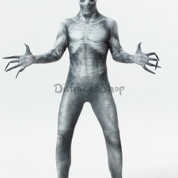 Disfraces Espeluznantes Mono con Estampado de Zombies de Halloween