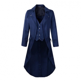 Disfraces Renacentistas para Hombre Estilo Azul Oscuro