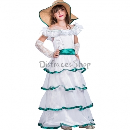 Disfraces de Princesa de Niña Sureña Vestido de Halloween para Niñas