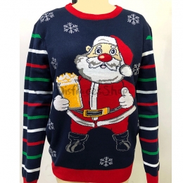 Jersey de Navidad Patrón de Palomitas de Maíz