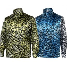 Disfraces de Rey Tigre Cos Camisa Halloween para Hombre