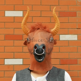 Máscara de Demonio de Toro de Decoraciones de Halloween