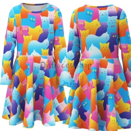 Disfraz Gato Niñas Vestido con Estampado Animal