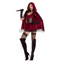 Disfraces Caperucita Roja Castillo Reina de Halloween