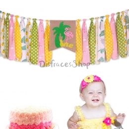 Tema de Hawaii Tire de la Bandera Decoración de Cumpleaños