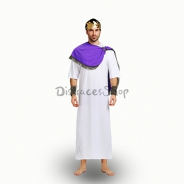 Disfraz Egipcio para Adulto Faraón con Capa Púrpura