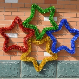 Estrella de Cinco Puntas Decoraciones de Navidad
