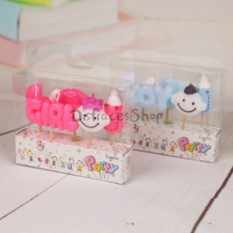 Infantil Bebé Vela Cumpleaños Decoración