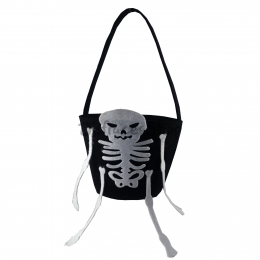 Suministros de Halloween Bolsa de Calavera Negra