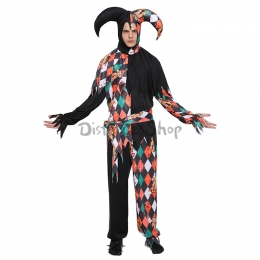 Disfraces Payaso de Ojos Rojos Ropa de Halloween