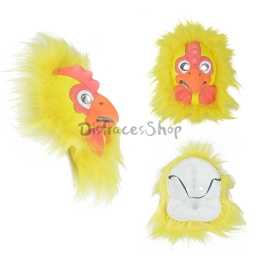 Máscara de Gallo de Pelo de Decoraciones de Halloween