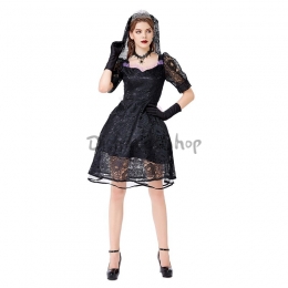 Disfraces de Fantasma Encaje Estilo Novia Halloween  Sexy