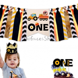 Trabajador de la Construcción Tire de la Bandera Cumpleaños Decoración