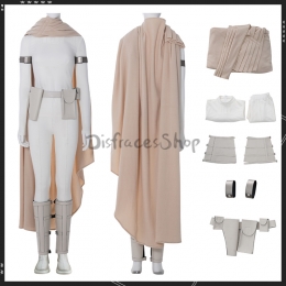 Disfraz de Star Wars para Adultos Padme Amidala Cosplay Traje Blanco - Personalizado