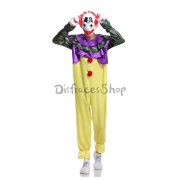 Disfraces Payaso Circo Mono de Halloween para Hombre