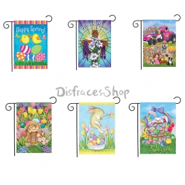 Banderas de Impresión de Conejito Decoraciones de Pascua