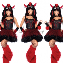 Disfraces Traje de Monstruo de Tubo Superior Sexy de Halloween