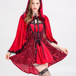 Disfraces Caperucita Roja Vestido Gótico de Halloween