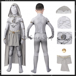 Traje de Caballero de la Luna para Niños Disfraz de Marc Spector Cosplay de Halloween - Personalizado