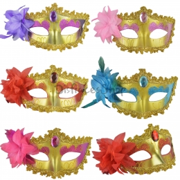 Máscara de Lirio Pintado de Decoraciones de Halloween