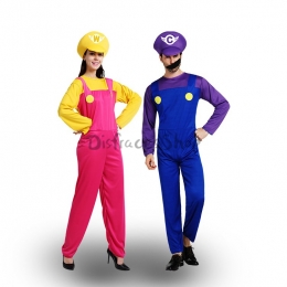 Disfraces para Parejas Cosplay Super María de Halloween
