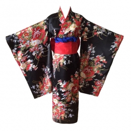 Disfraces de Chica del Infierno Kimono Halloween para Mujer