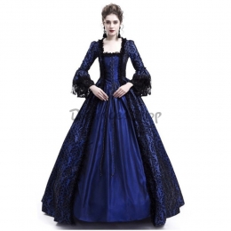 Disfraces de Medieval de Encaje Vintage Halloween Traje