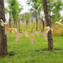 Patrón de Pato Tire de la Bandera Cumpleaños Decoración