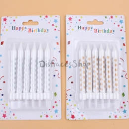 Rayas Ondas Velas Cumpleaños Decoración