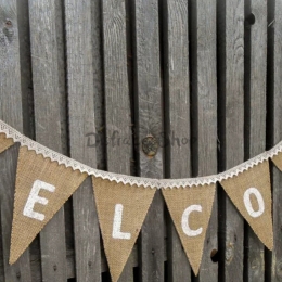 BIENVENIDO Tire de la Bandera Decoraciones de Graduación