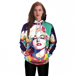 Disfraces de Marilyn Monroe Sudadera Halloween para Mujer
