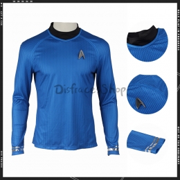 Disfraces de Personajes de Películas Capitán Kirk Blue - Personalizado