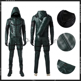 Disfraces de Héroe Green Arrow Oliver Cosplay - Personalizado