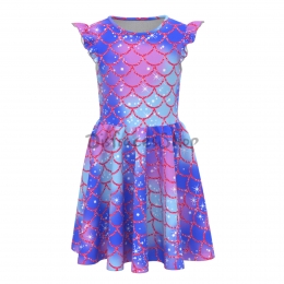 Disfraces de Animales para Niña Vestido de Escamas de Pescado