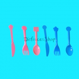 Cuchillo de Pastel de Plástico Cumpleaños Decoración