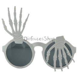 Gafas de Garra Fantasma Blanco Maquillaje de Halloween