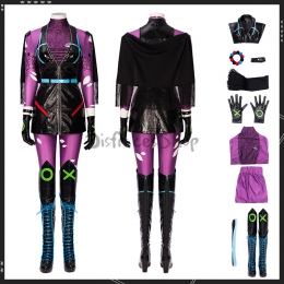 Disfraz de Cosplay de DC Punchline Traje de Alexis Kaye - Personalizado