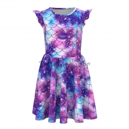 Disfraces de Animales para Niñas Vestido de Escamas de Pescado