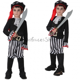 Disfraz de Capitán Garfio Elegante para Niños Pequeños