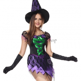 Disfraces Bruja Sexy Uniforme de Juego de Halloween