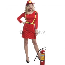 Disfraz Militar de Halloween Bomberos Femeninos